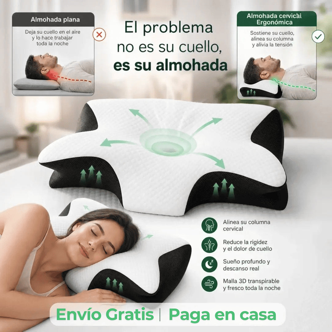 Almohada Cervical Premium*Comfort Pro