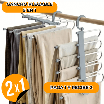 Gancho Plegable Premium 5 en 1- Pagas 1 y llevas el Segundo Gratis