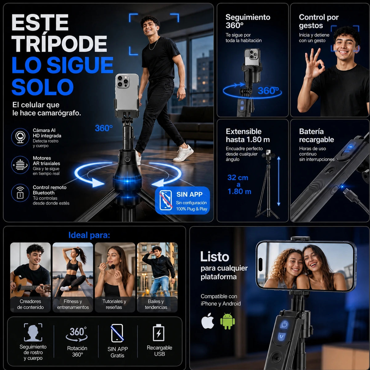Tripode Inteligente con Seguimiento