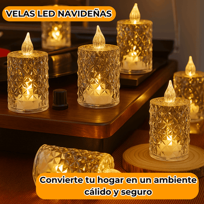 Vela Led Navideña