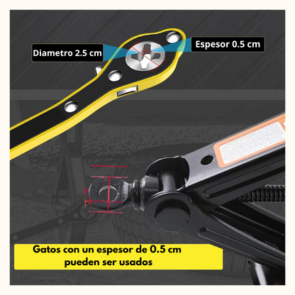 Llave de Trinquete Pro + Adaptador: ¡Sin Esfuerzo!