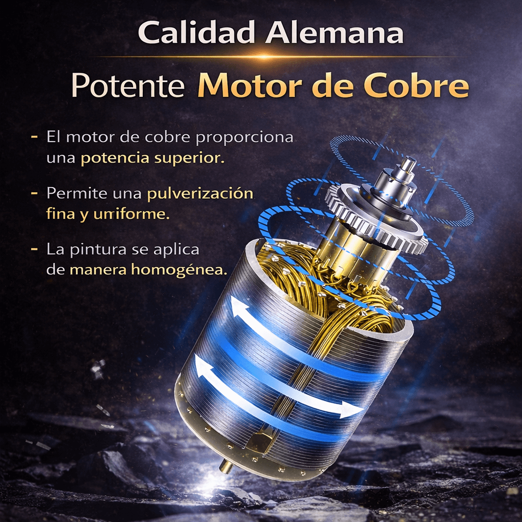 COMPRESOR DE PINTURA INALAMBRICO CON DOS BATERIAS-TurboSpray