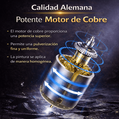 COMPRESOR DE PINTURA INALAMBRICO CON DOS BATERIAS-TurboSpray