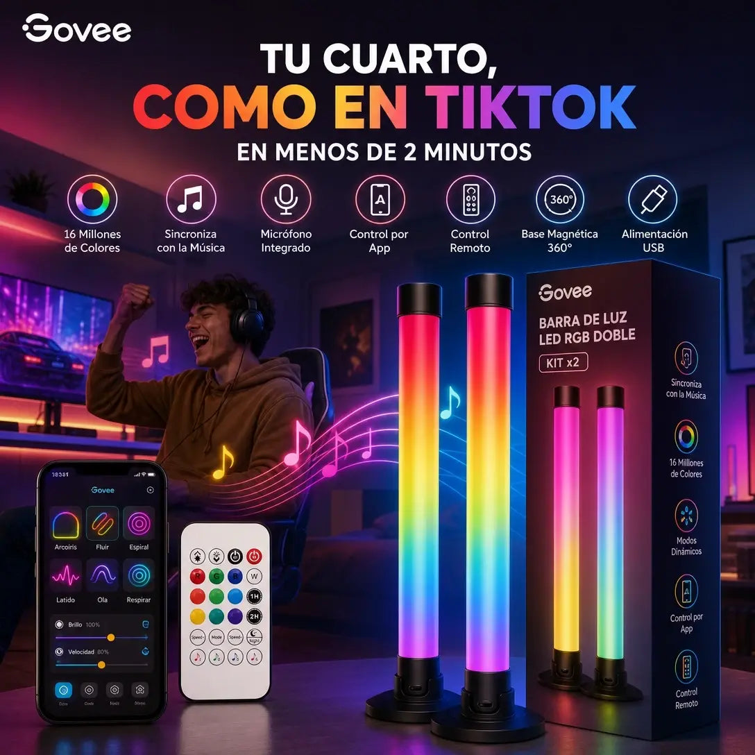 Barra de Luz RGB X2