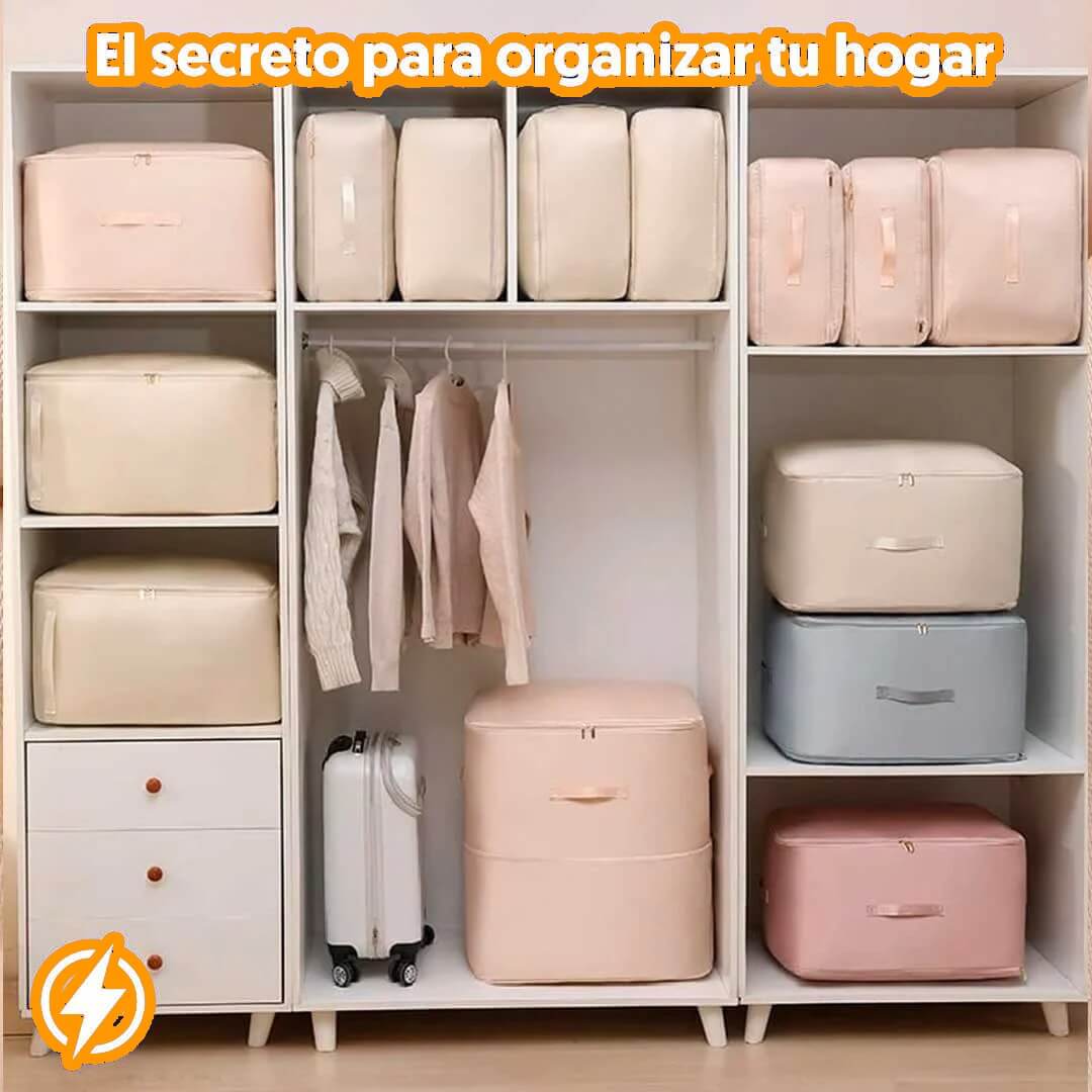 Organizador de Sabanas de autocompresión/¡Armario renovado al instante!