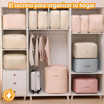 Organizador de Sabanas de autocompresión/¡Armario renovado al instante!