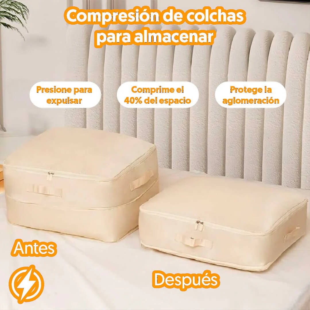 Organizador de Sabanas de autocompresión/¡Armario renovado al instante!
